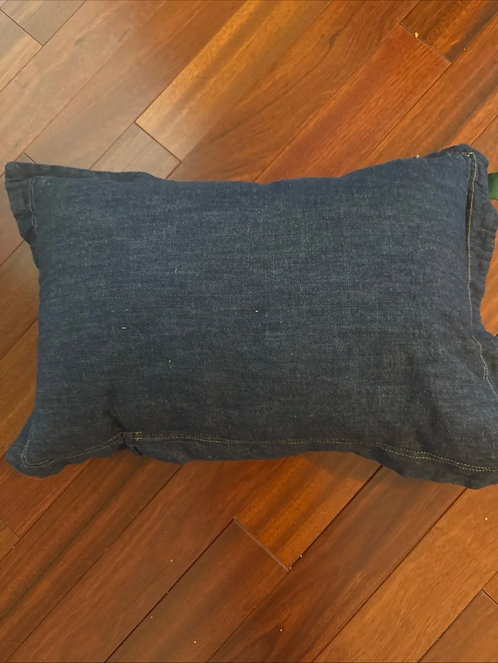 Woolrich Denim Blue Throw Pillow 21x15 In Farm Rustic Cowboy Country Core